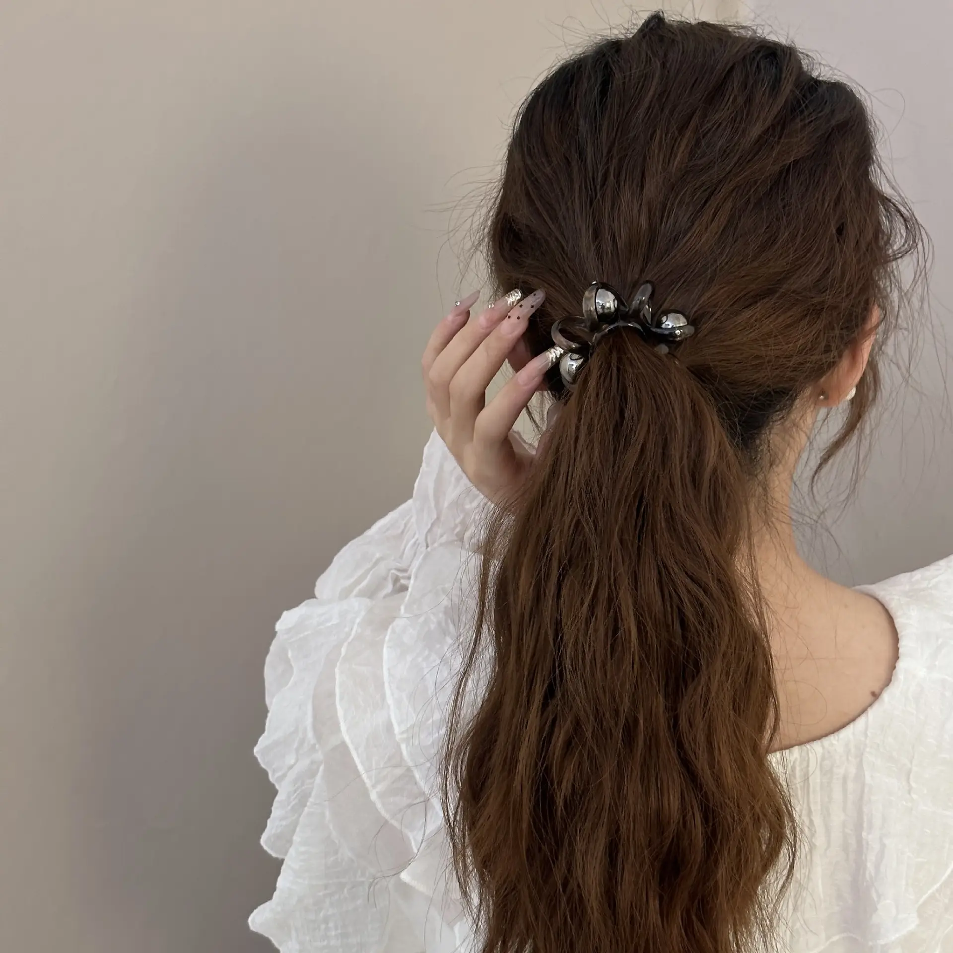 Pearl Hair Ring for Women with Pearl Accessories - Image 6