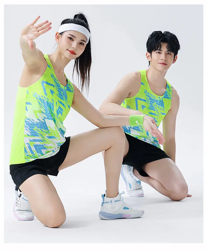 Men Women Track Suit Red Orange Shorts Set — feature 24