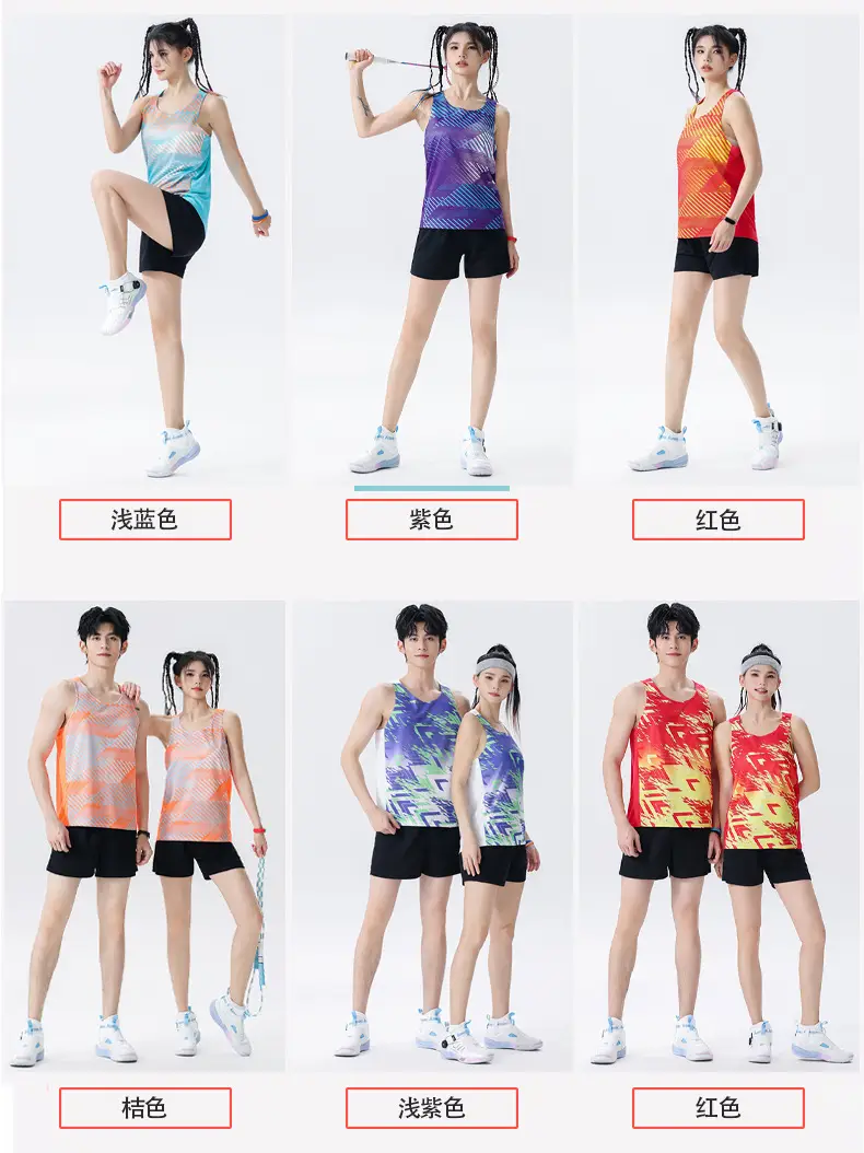 Men Women Track Suit Red Orange Shorts Set — feature 6