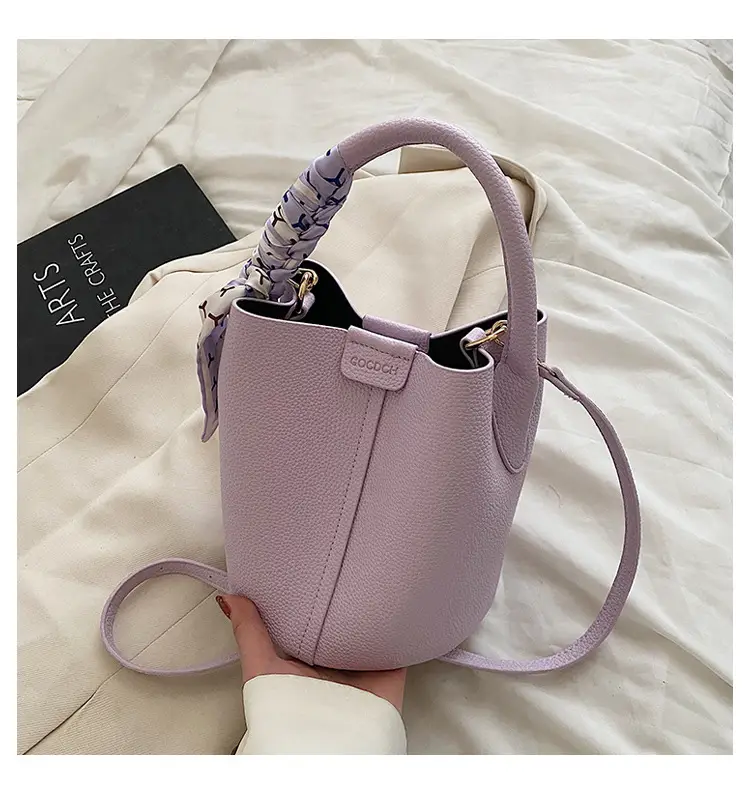 Women's Silk Textured Shoulder Crossbody Bag Beige Spring 2025 — feature 20