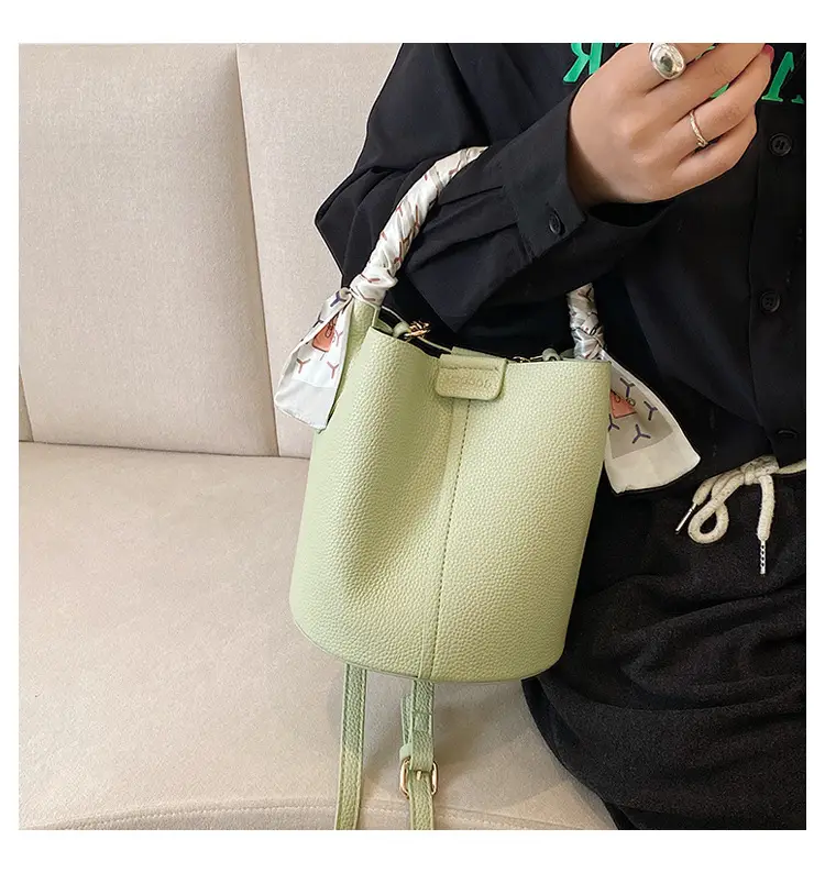 Women's Silk Textured Shoulder Crossbody Bag Beige Spring 2025 — feature 29