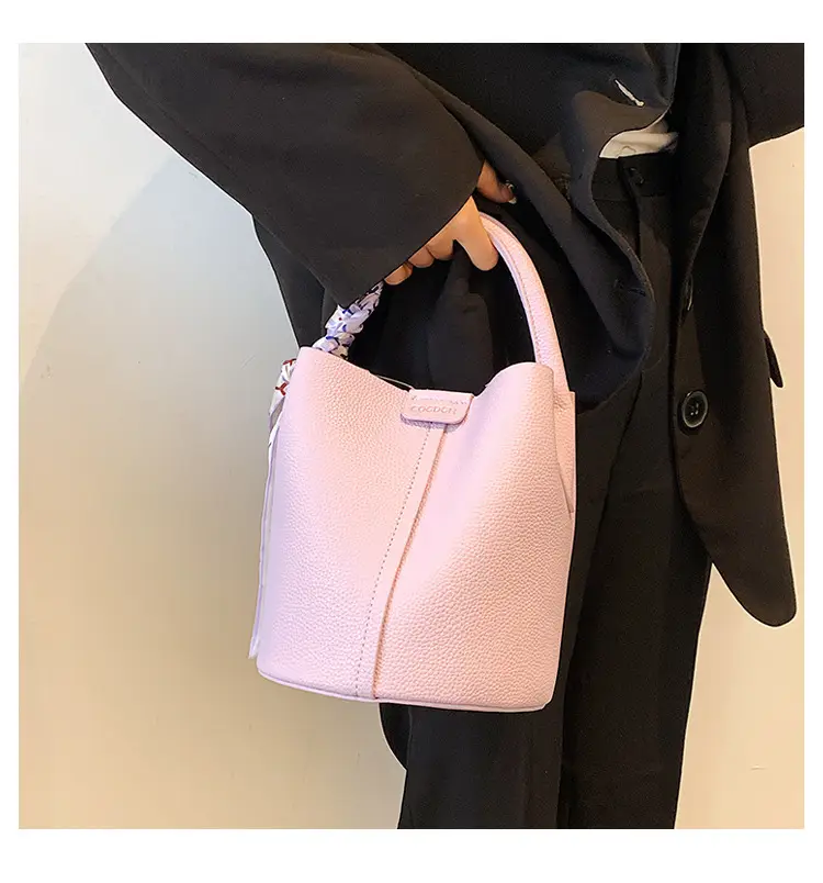 Women's Silk Textured Shoulder Crossbody Bag Beige Spring 2025 — feature 34