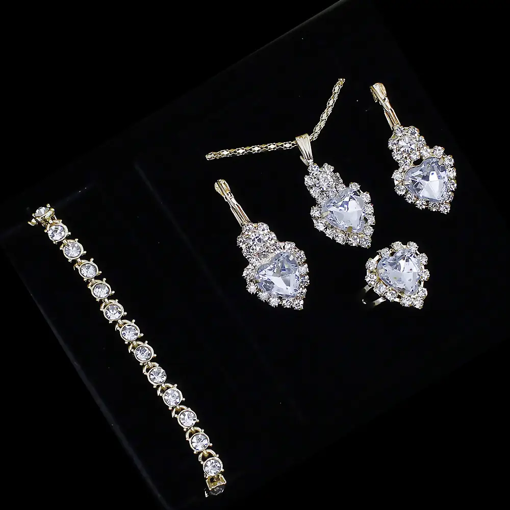 Cross-Bracelet Luminous Crystal Women's Watch Set 5PCS — feature 13