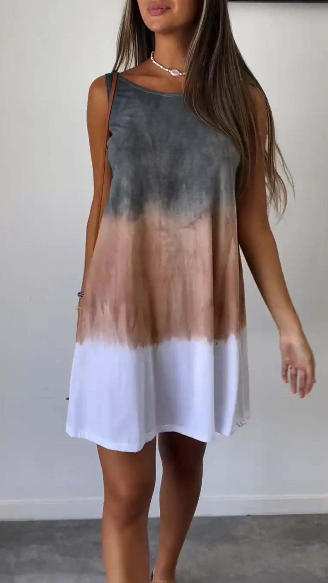2024 Tie-Dye Sleeveless Summer Dress for Women — feature 8