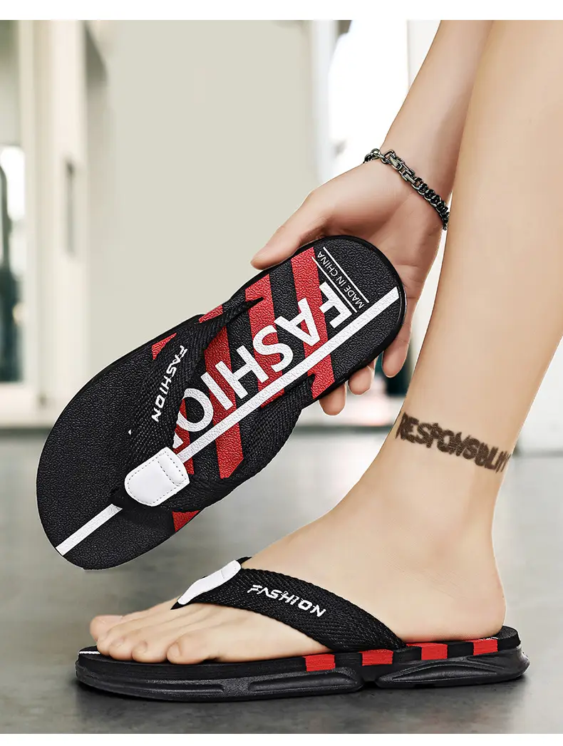 Flip-flops men's summer outdoor casual sports non-slip soft bottom flip-flops sandals for teenagers beach shoes — feature 14