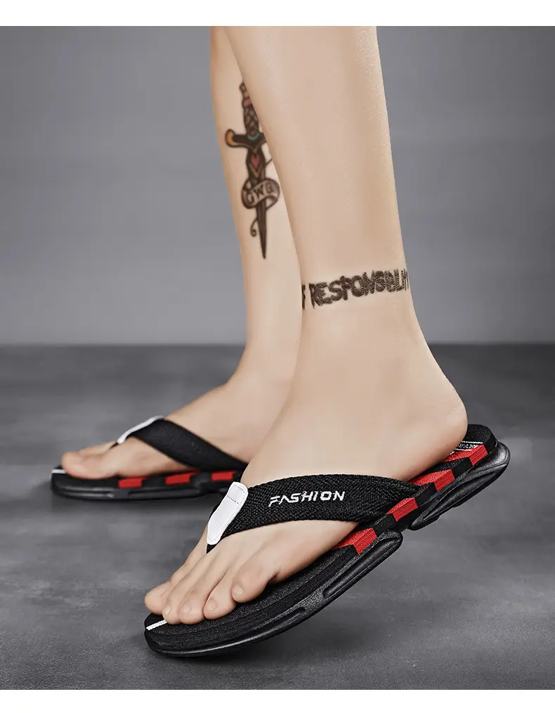 Flip-flops men's summer outdoor casual sports non-slip soft bottom flip-flops sandals for teenagers beach shoes — feature 15