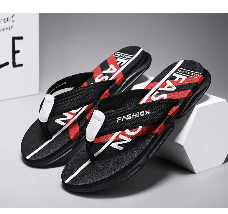 Flip-flops men's summer outdoor casual sports non-slip soft bottom flip-flops sandals for teenagers beach shoes — feature 18