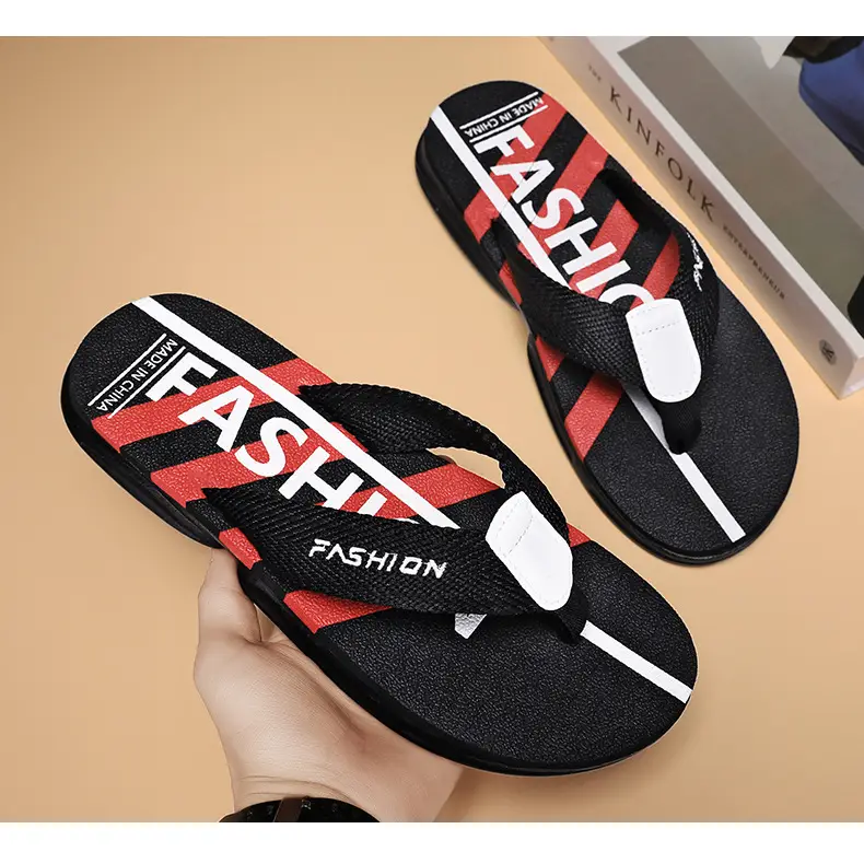 Flip-flops men's summer outdoor casual sports non-slip soft bottom flip-flops sandals for teenagers beach shoes — feature 19