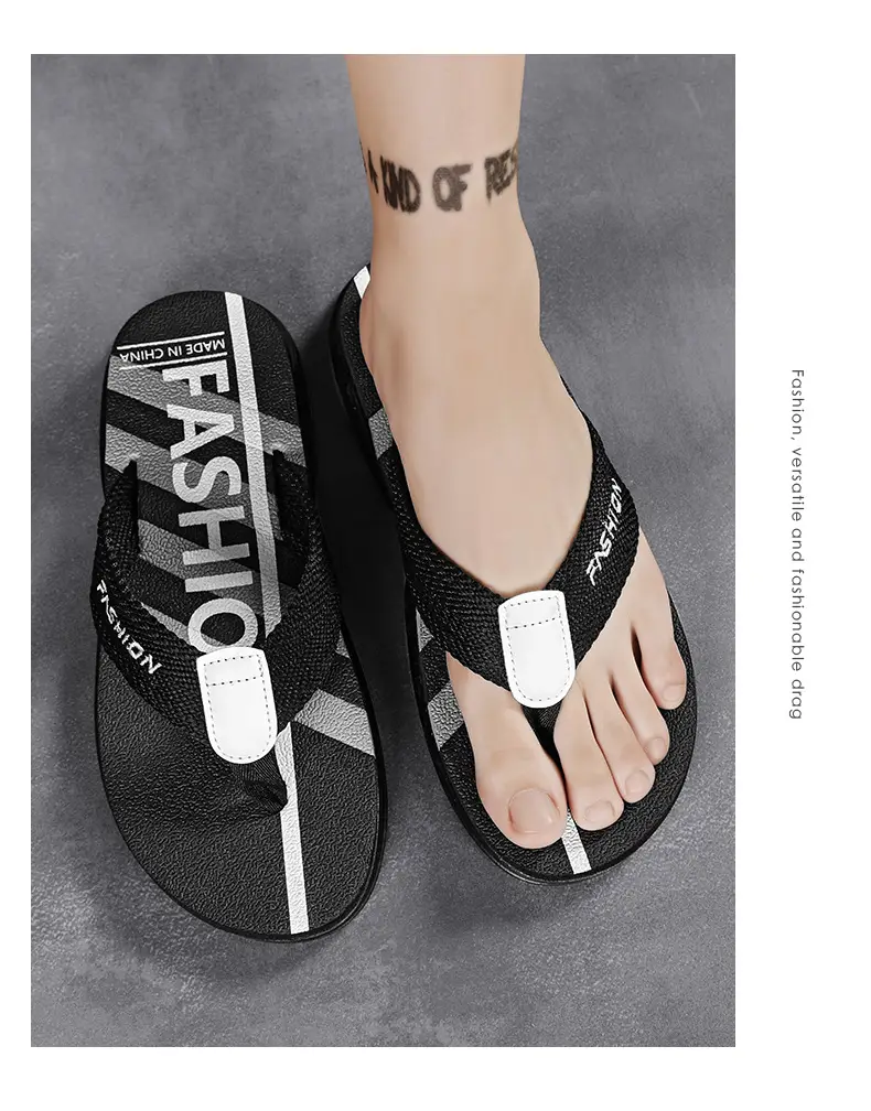 Flip-flops men's summer outdoor casual sports non-slip soft bottom flip-flops sandals for teenagers beach shoes — feature 9