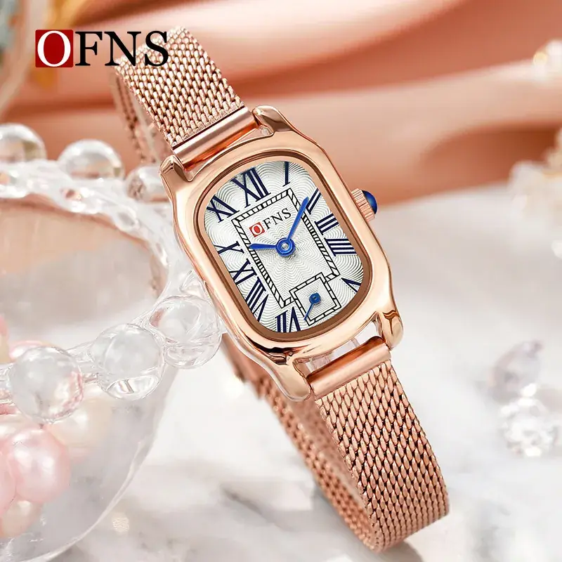 OFNS Women's Roman Graduated Quartz Watch Set - Image 7