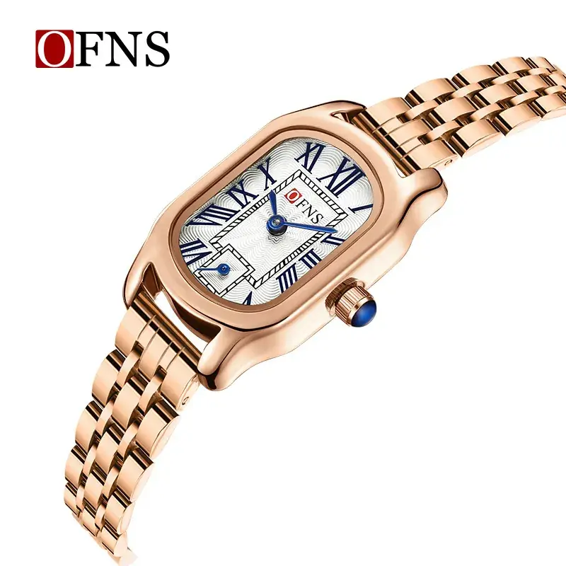 OFNS Women's Roman Graduated Quartz Watch Set - Image 9