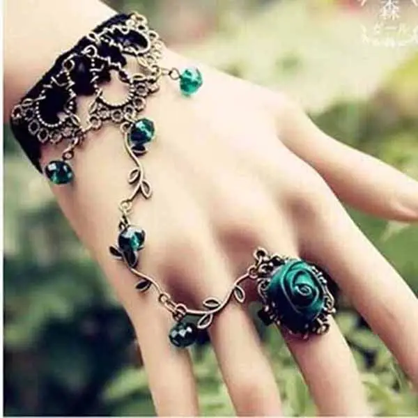 Crystal Bracelet Green