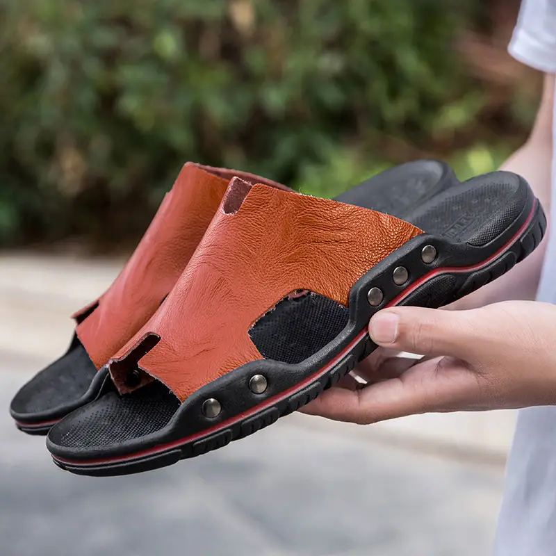 Cross-Border Large Size Men's Flip-Flops, Men's Summer New Style, Large Size Trendy Outdoor Men's Sandals