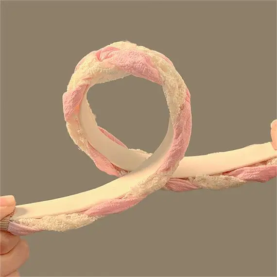 Women's Twist Woven Lace Hair Hoop High Grade - Image 9
