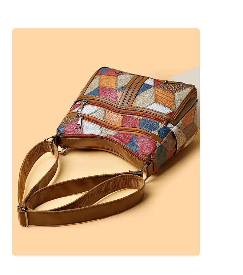 Retro Multi-Pocket Shoulder Bag for Women — feature 10