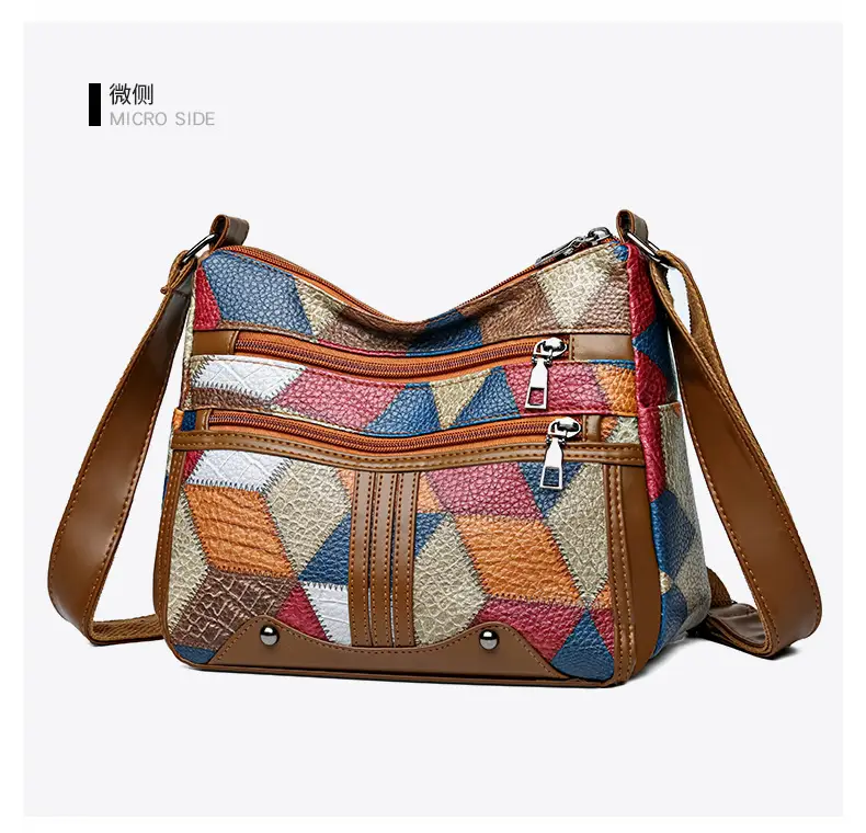 Retro Multi-Pocket Shoulder Bag for Women — feature 18