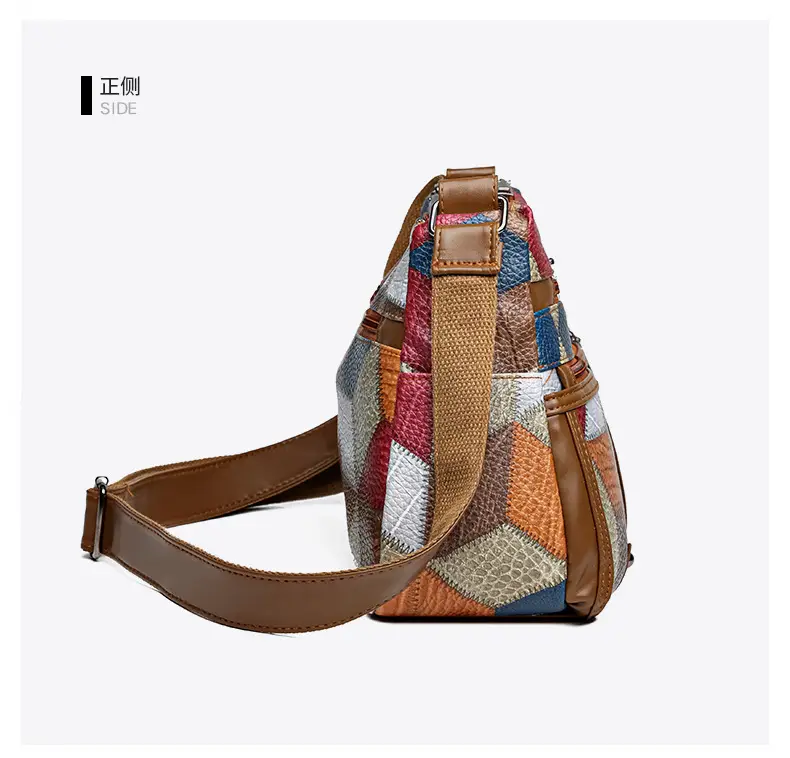 Retro Multi-Pocket Shoulder Bag for Women — feature 19