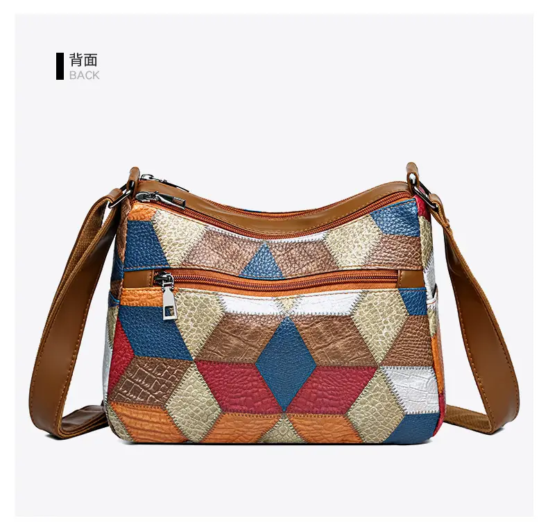 Retro Multi-Pocket Shoulder Bag for Women — feature 20