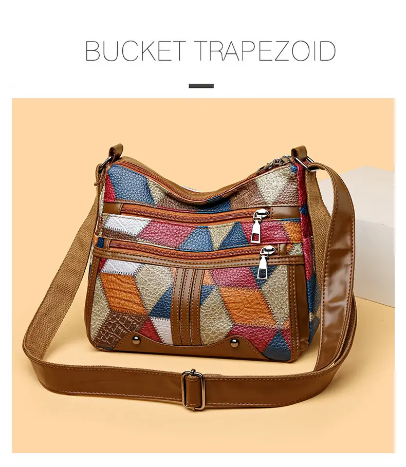 Retro Multi-Pocket Shoulder Bag for Women — feature 4