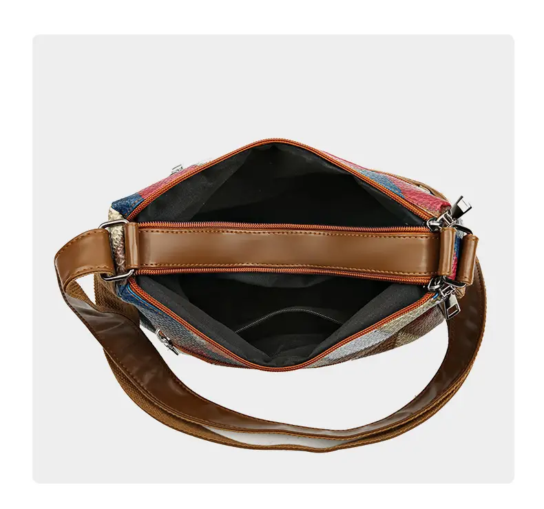 Retro Multi-Pocket Shoulder Bag for Women — feature 7