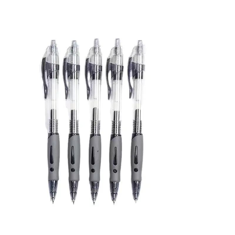 Press Gel Pen Black Red GP1008 Student Learning Ballpoint Pen Signature Pen Office Refill Stationery Wholesale