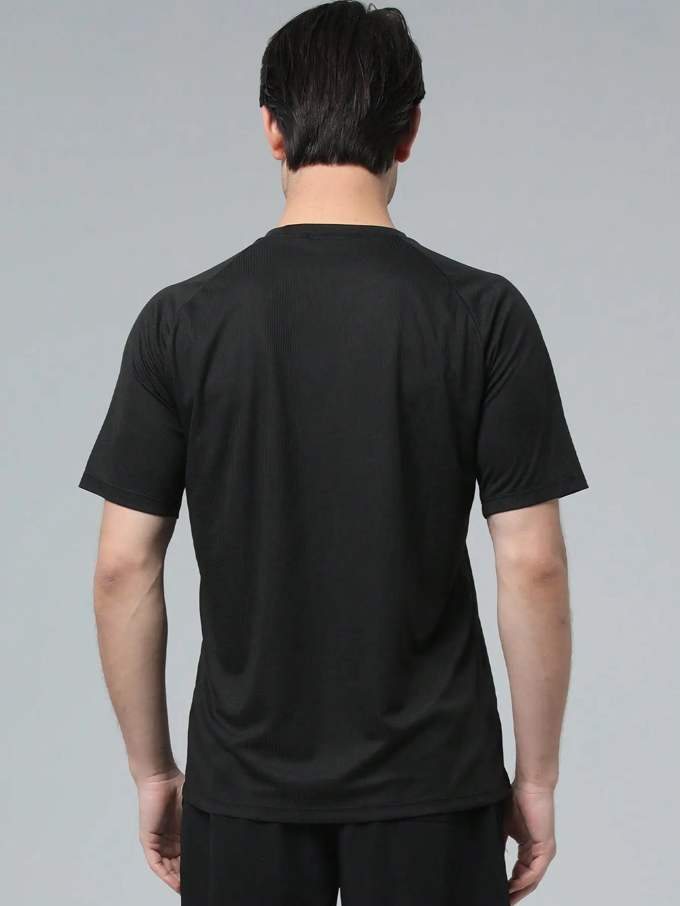 Men's Grey Ice Mesh Running T-Shirt Short Sleeve — feature 4