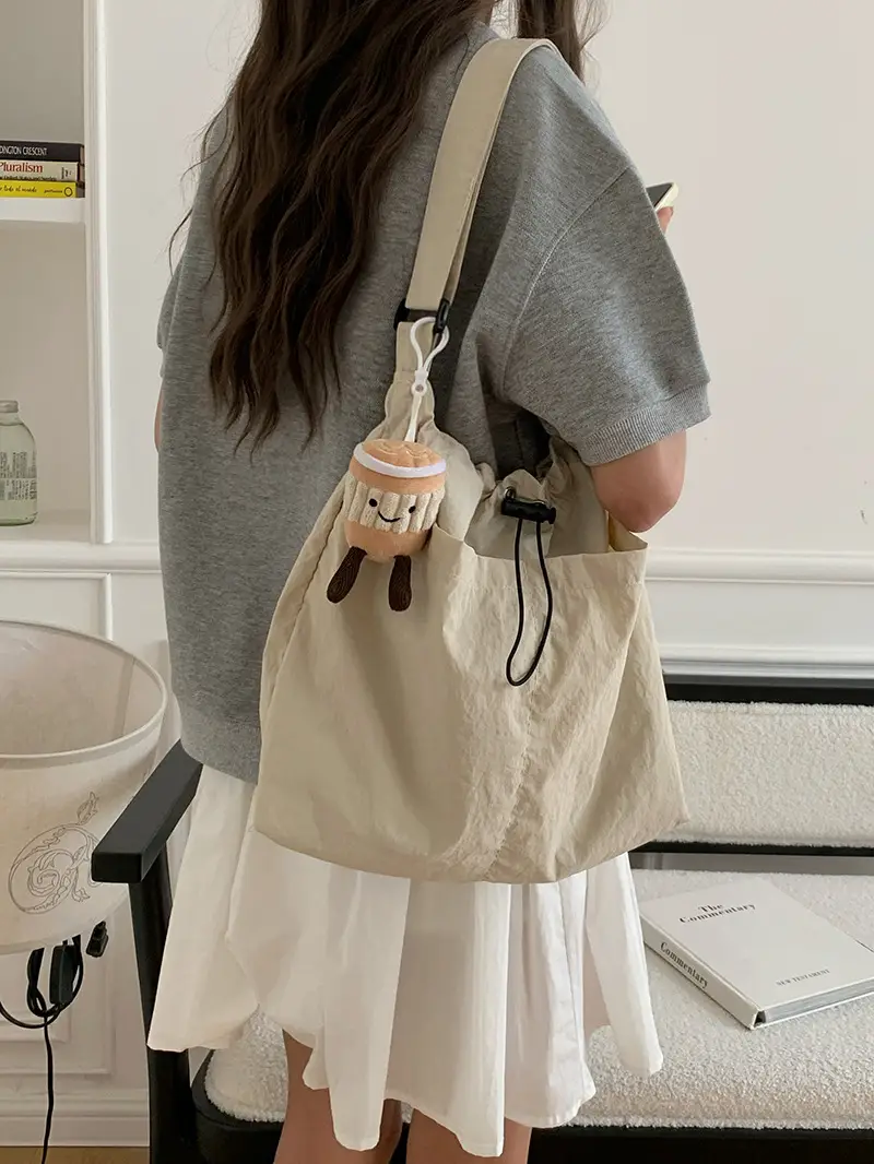 Women Casual Large Shoulder Bag Black 2026 - Image 6