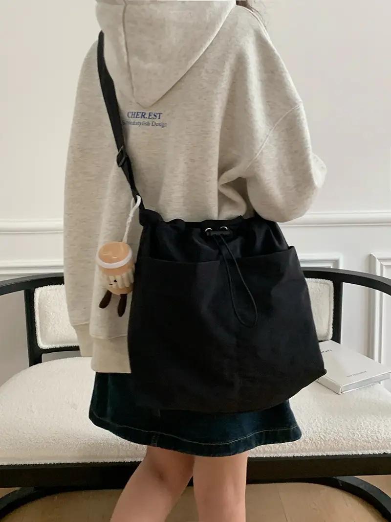Women Casual Large Shoulder Bag Black 2026 - Image 2