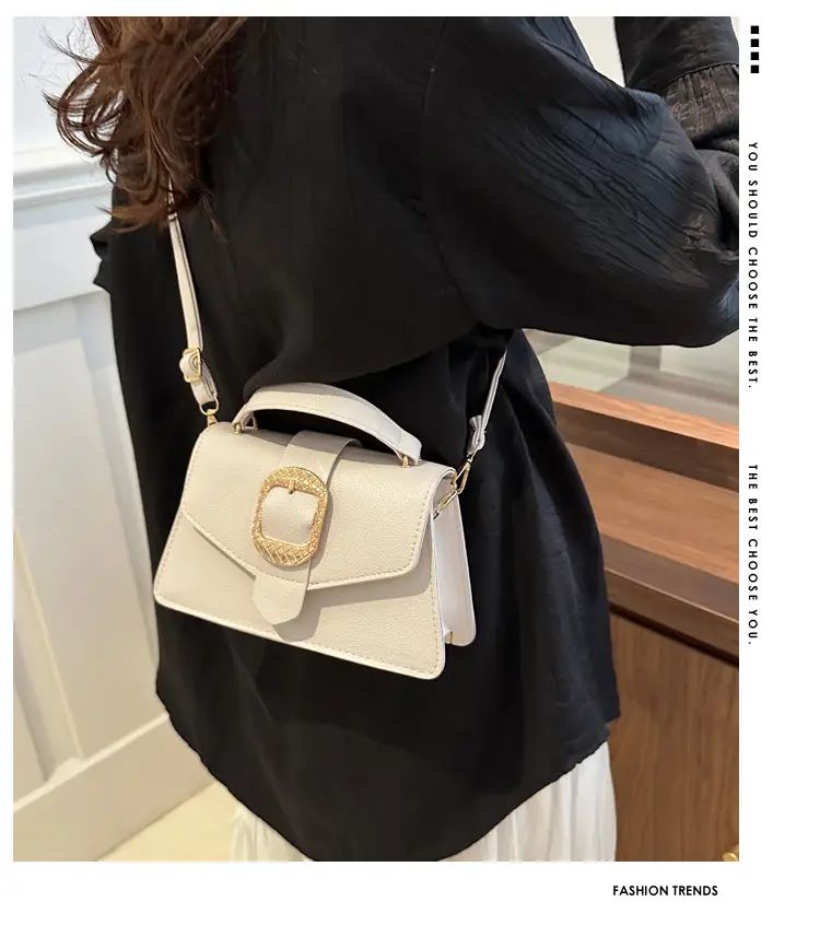 Korean Fashion Brown Leather Crossbody Bag for Women — feature 1