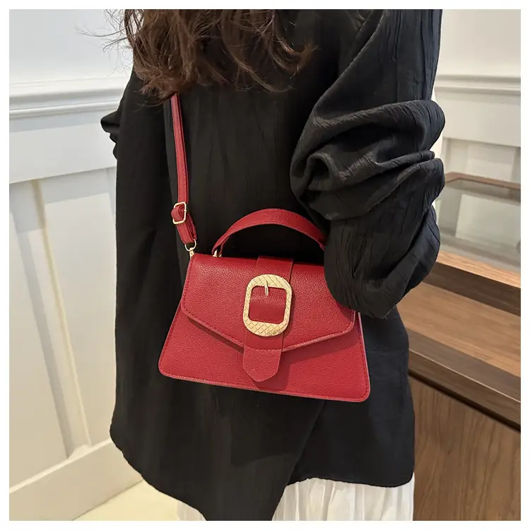 Korean Fashion Brown Leather Crossbody Bag for Women — feature 21