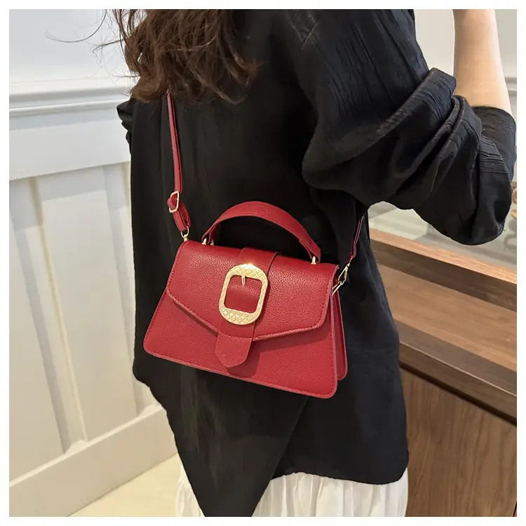 Korean Fashion Brown Leather Crossbody Bag for Women — feature 22