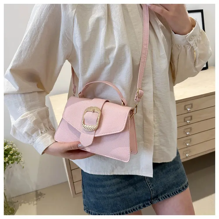 Korean Fashion Brown Leather Crossbody Bag for Women — feature 25