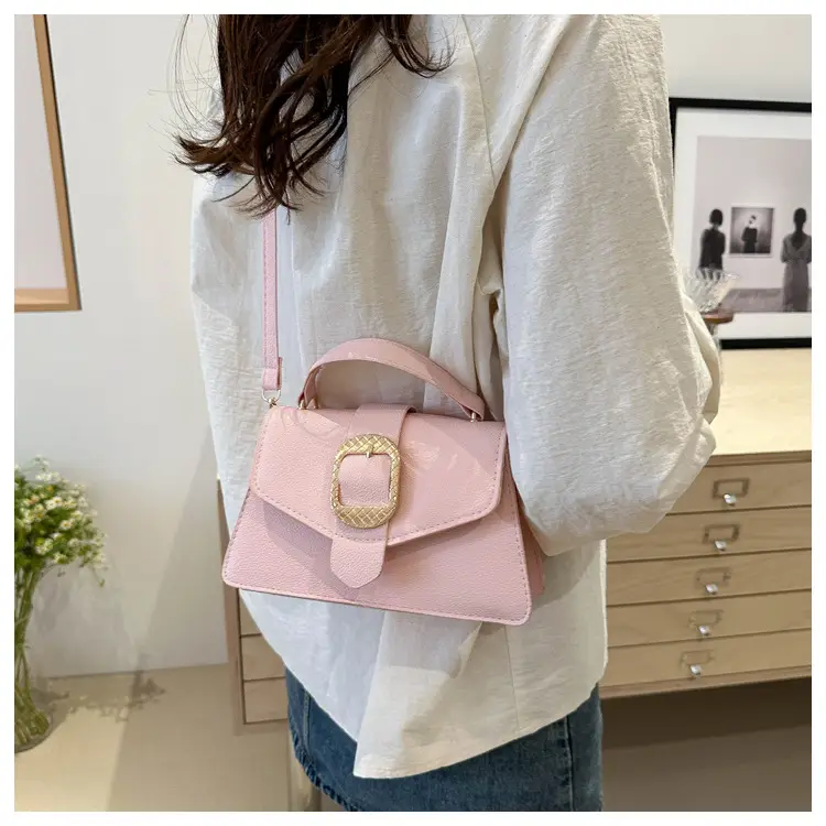 Korean Fashion Brown Leather Crossbody Bag for Women — feature 26