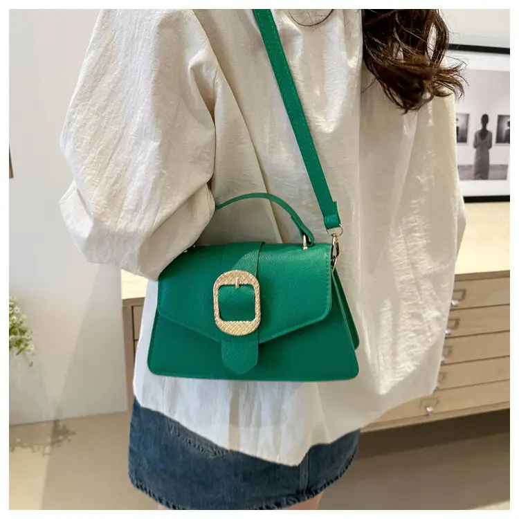 Korean Fashion Brown Leather Crossbody Bag for Women — feature 27