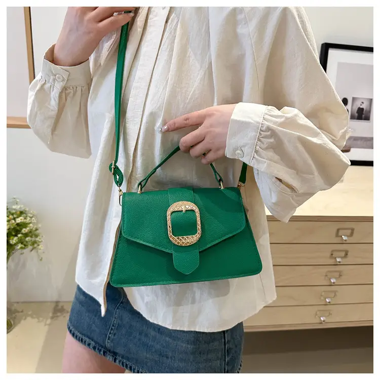 Korean Fashion Brown Leather Crossbody Bag for Women — feature 28