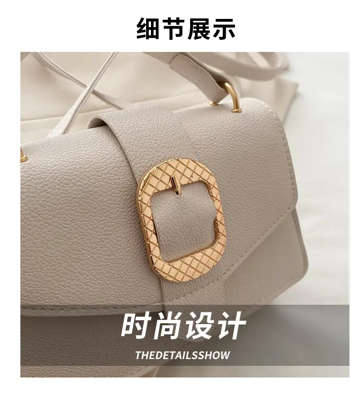 Korean Fashion Brown Leather Crossbody Bag for Women — feature 3