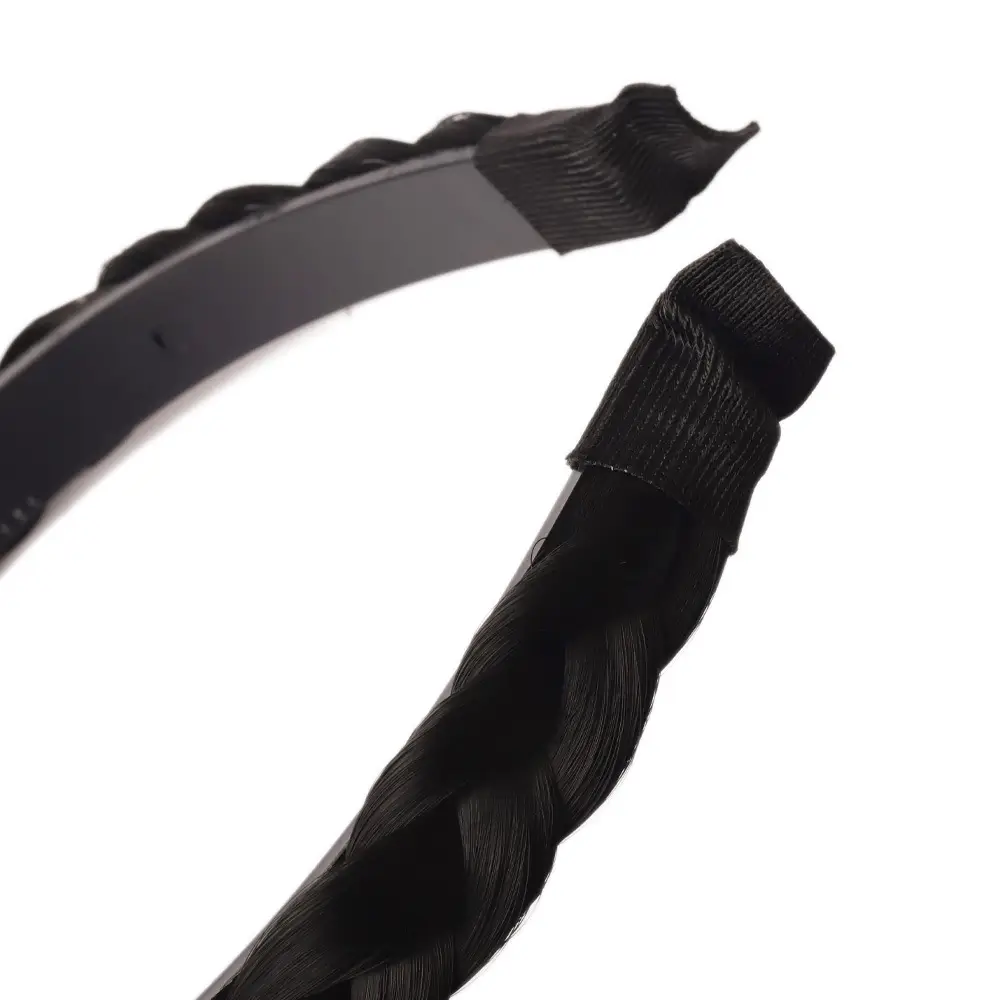 Black Hair Hoop Wig for High Cranial Top Covering — feature 7