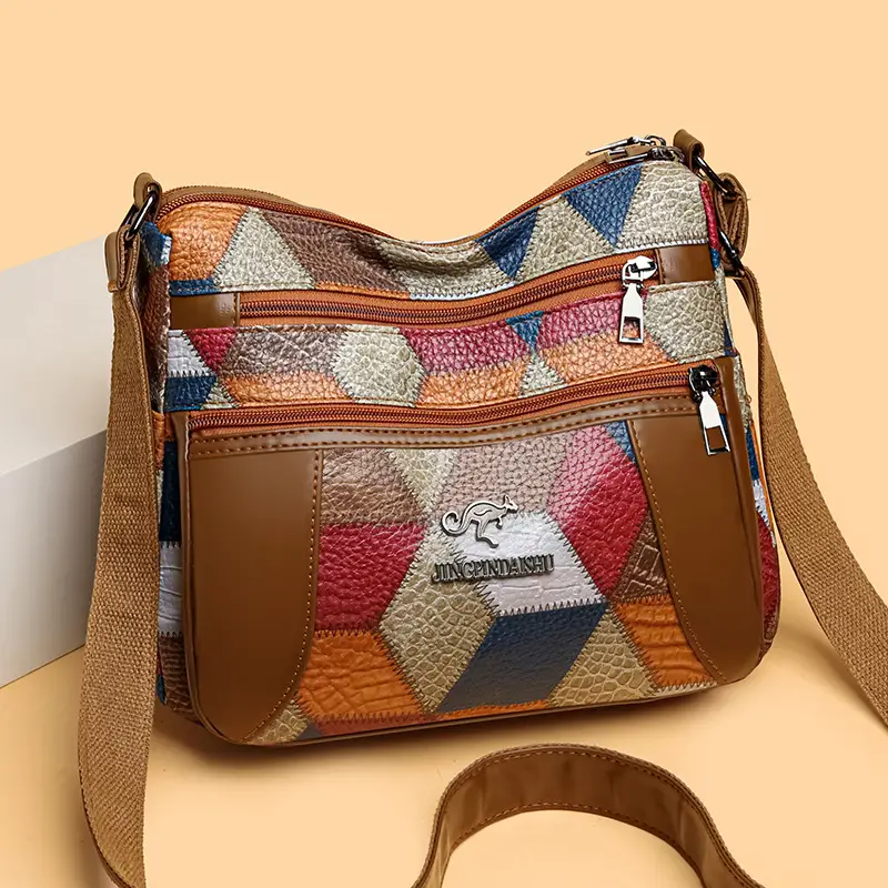Retro Ethnic Shoulder Bag Large Capacity Women's Bag - Image 3