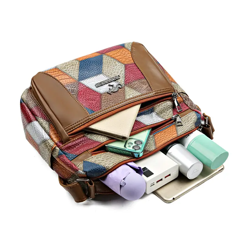 Retro Ethnic Shoulder Bag Large Capacity Women's Bag - Image 6