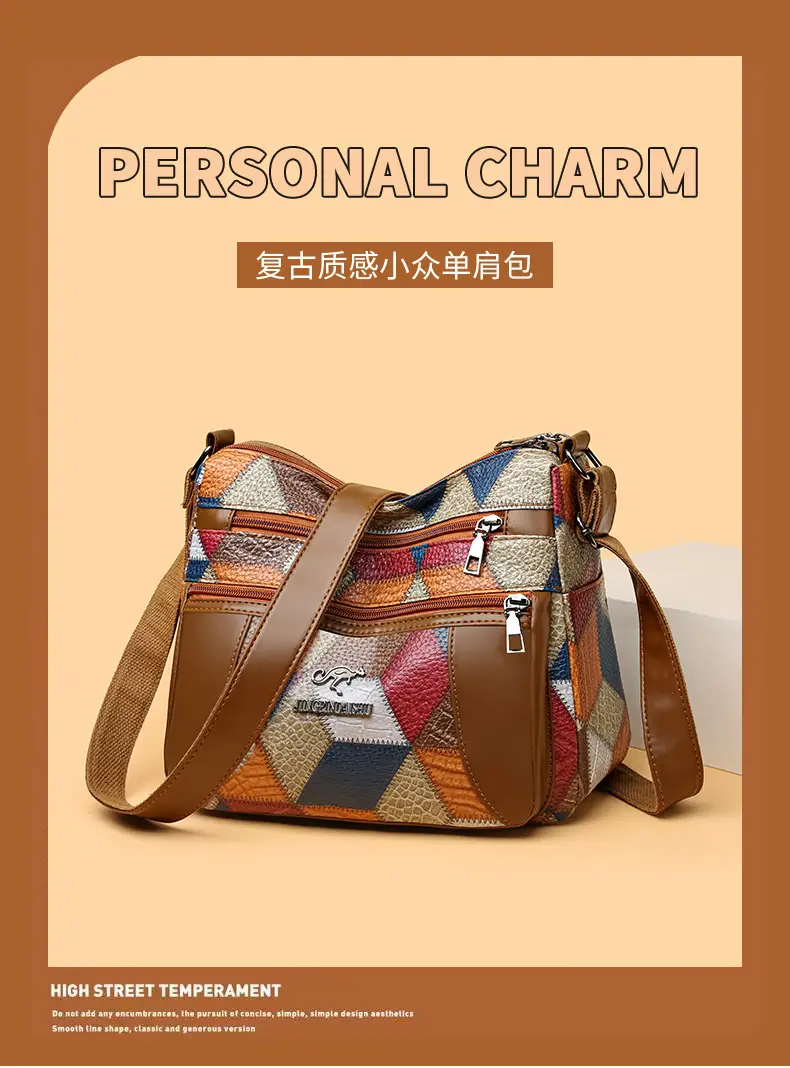 Retro Ethnic Shoulder Bag Large Capacity Women's Bag — feature 2