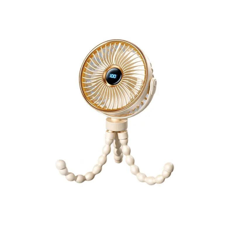 Octopus 2000mAh Portable Fan with Charging Cable - Image 7