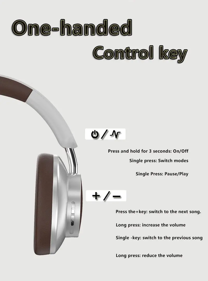 VJE902 Wireless Bluetooth 5.3 Headset Metal Telescopic Sports — feature 10