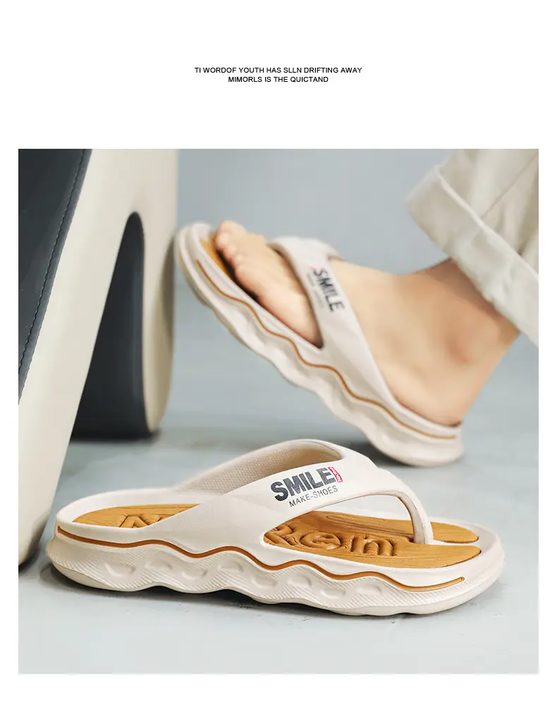 Flip-flops Men's Non-slip Feeling Hot Slippers Summer Fashionable Brand 2024 New Outer Wear Flip-flops Sports Sandals — feature 12