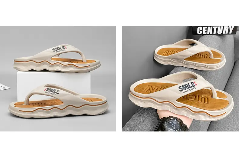 Flip-flops Men's Non-slip Feeling Hot Slippers Summer Fashionable Brand 2024 New Outer Wear Flip-flops Sports Sandals — feature 14