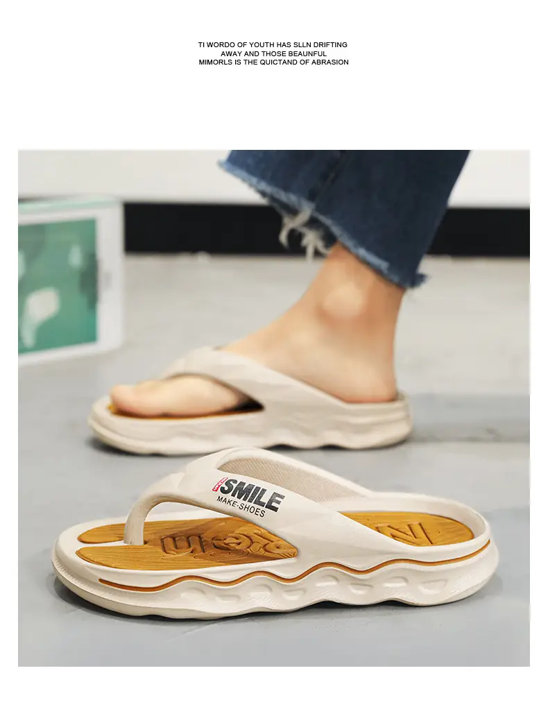 Flip-flops Men's Non-slip Feeling Hot Slippers Summer Fashionable Brand 2024 New Outer Wear Flip-flops Sports Sandals — feature 15