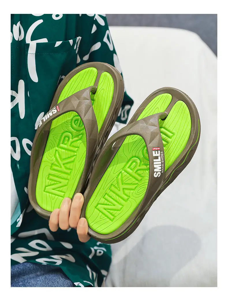 Flip-flops Men's Non-slip Feeling Hot Slippers Summer Fashionable Brand 2024 New Outer Wear Flip-flops Sports Sandals — feature 19