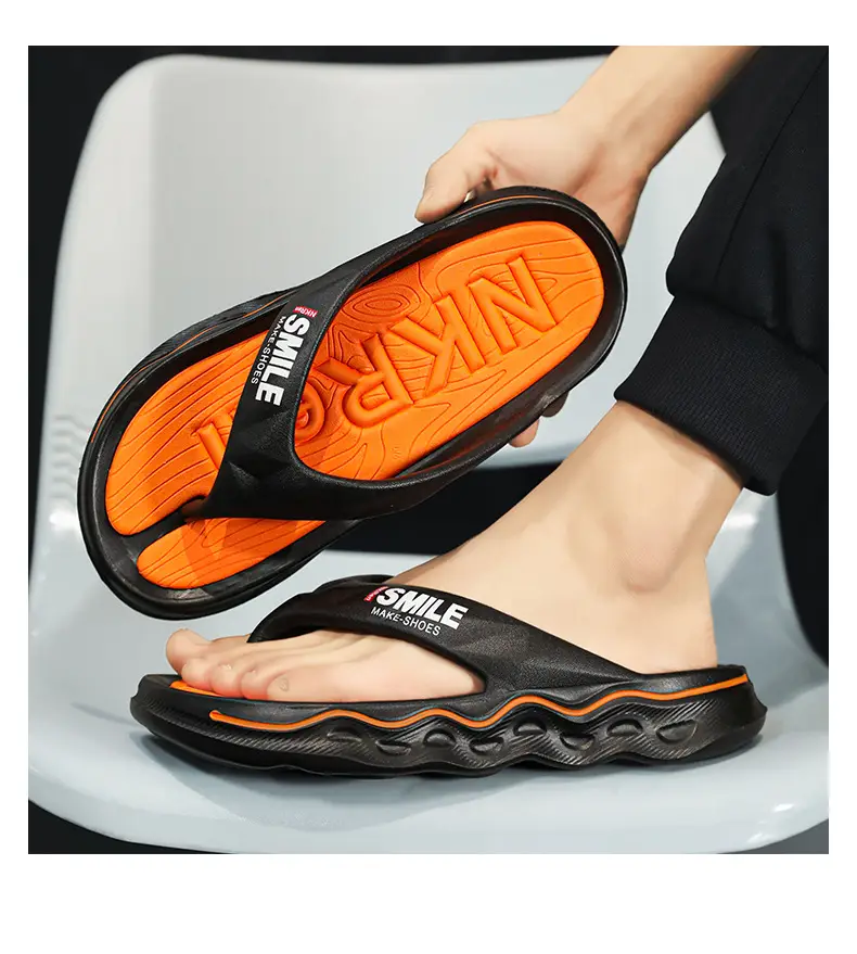 Flip-flops Men's Non-slip Feeling Hot Slippers Summer Fashionable Brand 2024 New Outer Wear Flip-flops Sports Sandals — feature 22