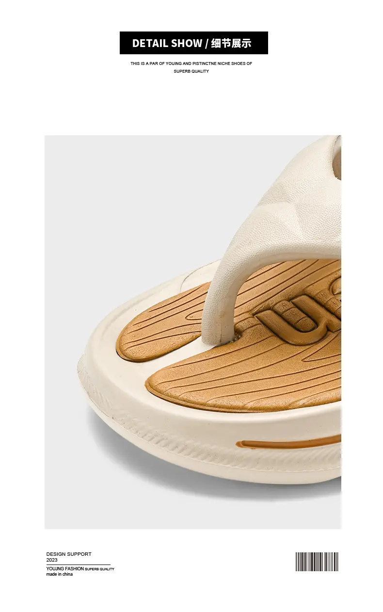 Flip-flops Men's Non-slip Feeling Hot Slippers Summer Fashionable Brand 2024 New Outer Wear Flip-flops Sports Sandals — feature 7