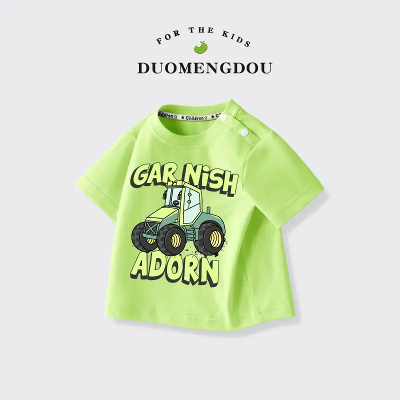 Boys Cotton Round Neck T-Shirt Blue 2025 - Image 11