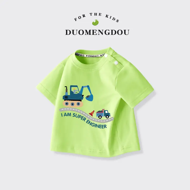 Boys Cotton Round Neck T-Shirt Blue 2025 - Image 15